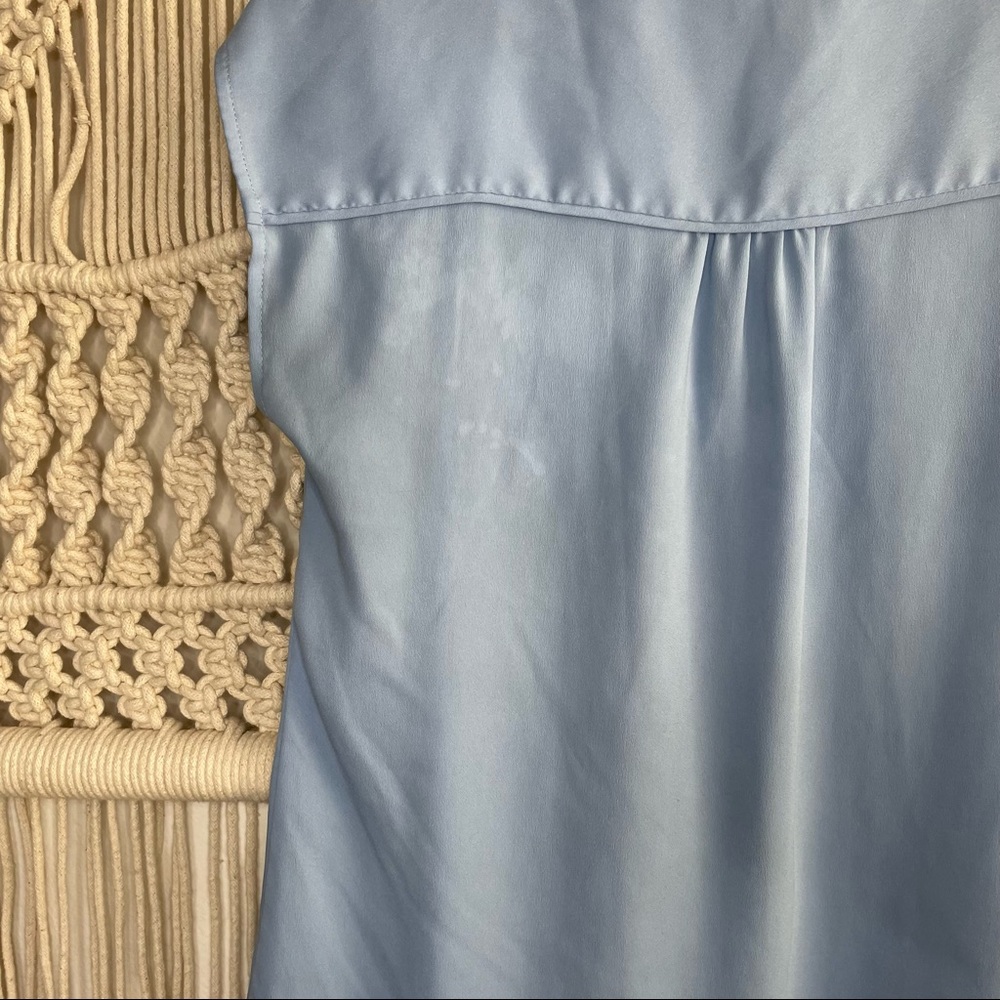 Ann Taylor Baby Blue Blouse - Picture 5 of 6